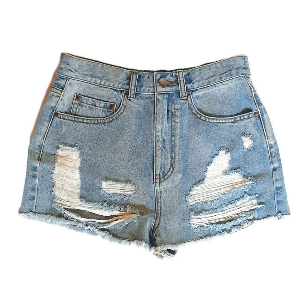 NWOT! High Waist Distress